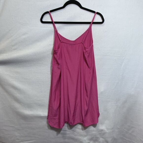 Lola & Sophie Pink Mini Sleeveless 90's Y2K Slip Dress Women Size S Made in USA - Picture 2 of 8